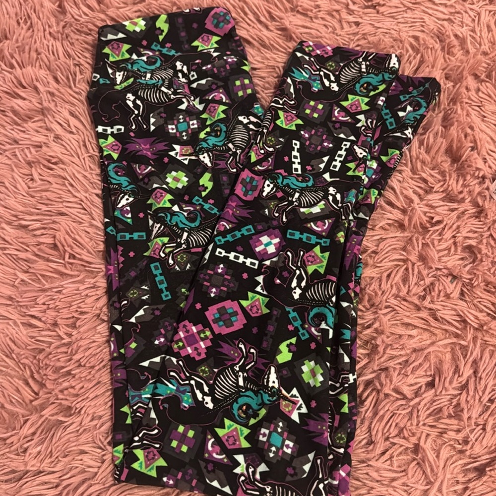 Lularoe Tween Halloween leggings